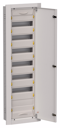 TITAN 5 Корпус металлический ЩРв-84 (1х84) 1130х365х130мм IP31 серый (одна дверь) IEK