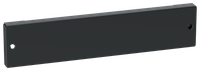 ITK LINEA S Панель сплошная цоколя 100х600мм черная