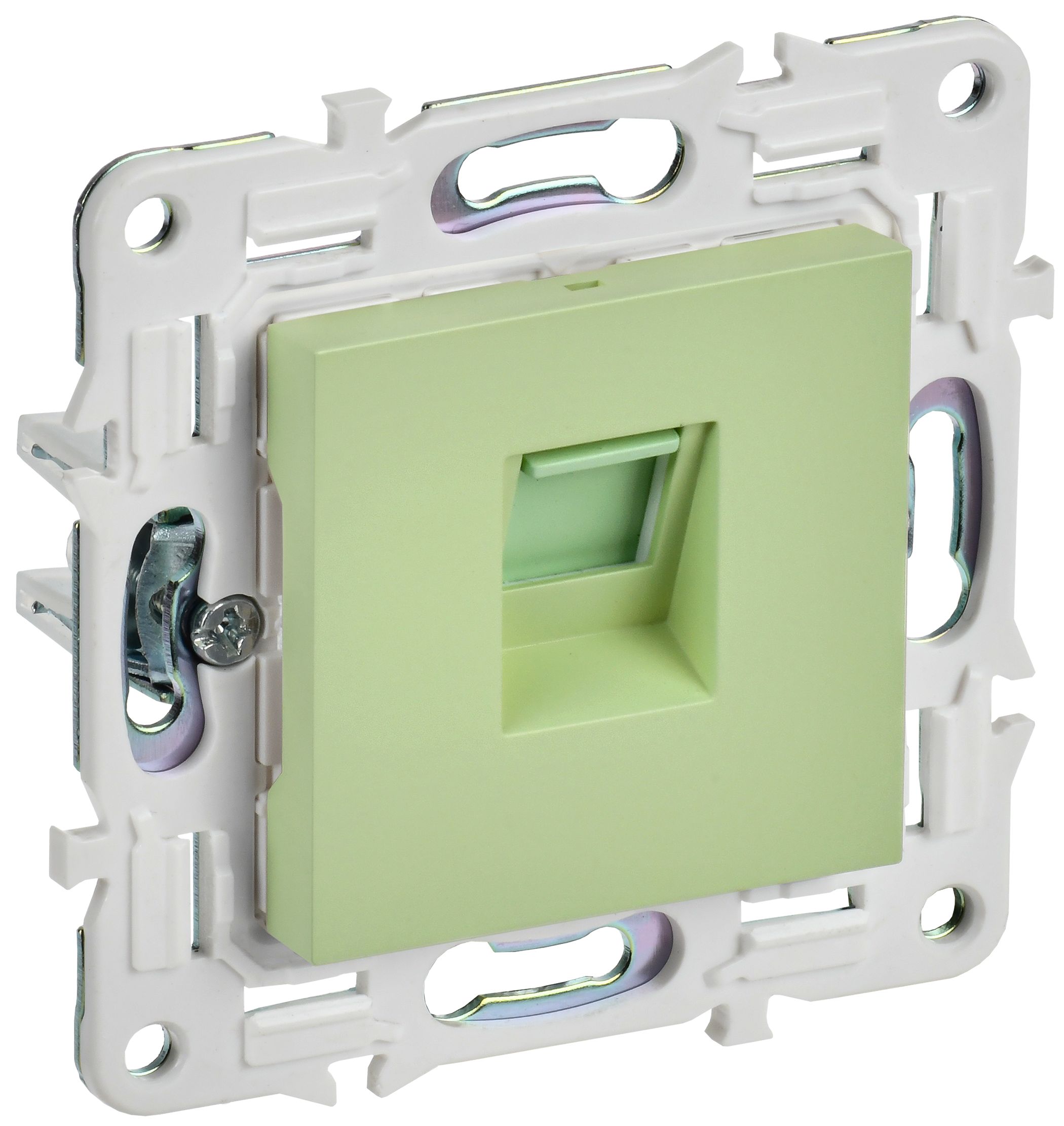SKANDY Розетка компьютерная RJ45 кат.5E SK-K01G мятный IEK