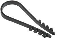 Dowel clamps UT 19-25mm nylon black (100pcs.) IEK