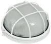 Светильник НПП1302 круг с решеткой 60Вт IP54 белый IEK0