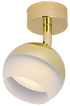 LIGHTING Светильник 4011 накладной настено-потолочный под лампу GX53 золото IEK3
