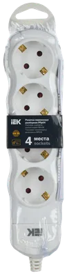 Portable dismountable socket RPr04 4 places IEK1