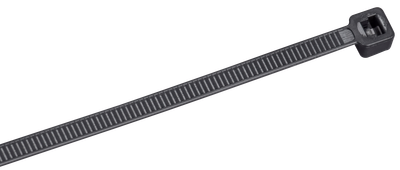 clamp P6.6 Removable black 4.8x300mm 100pcs/pack IEK