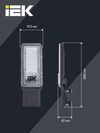 LIGHTING LED lamp DKU 1011-30Sh 5000K IP65 IEK6