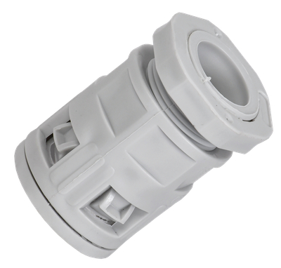 ELASTA Муфта вводная для гофрированных труб MVN32 IP40 серая IEK
