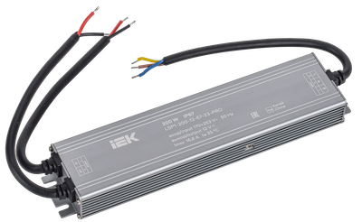 Драйвер LED ИПСН-PRO 200Вт 12В блок-шнуры IP67 IEK