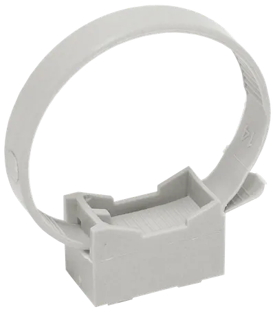 The Russian-made CFF clamp holder is designed for pipe fastening. Suitable for various pipe diameters due to the presence of a screed.