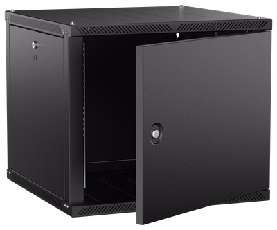 ITK LINEA W Шкаф настенный 9U 600х600мм дверь металл черный 2.0