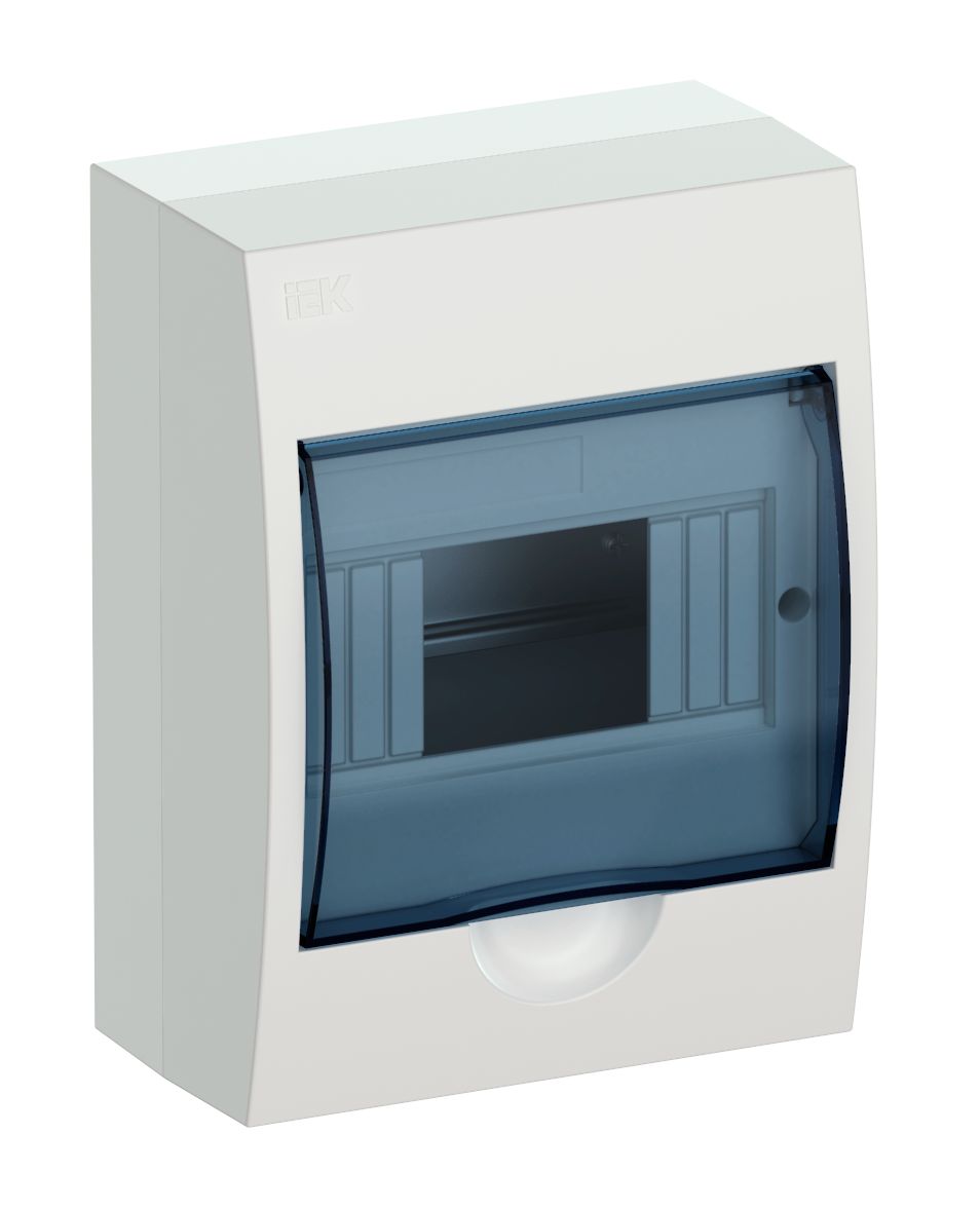 KREPTA 3 Корпус пластиковый ЩРН-П-6 IP41 белый IEK (MKP12-N-06-40-20)