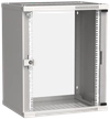 ITK Шкаф LINEA WE 15U 600x450мм дверь стекло серый0