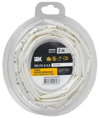 Heat shrink tubing TTU ng-LS 3/1.5 white (2m/pack) IEK