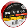 MIXTAPE 5 Изолента 0,18х19мм красная 20м IEK0