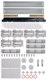 TEKFOR Корпус пластиковый КМПн-36 IP65 черная прозрачная дверь IEK5