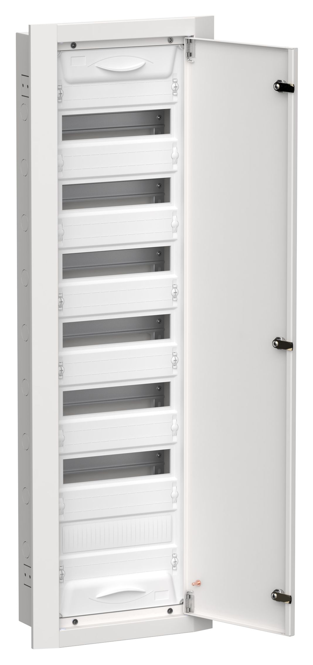 TITAN 5 Корпус металлический ЩРв-84 (1х84) 1130х365х130мм IP31 белый (одна дверь) IEK (TI5-50-V-084-31)