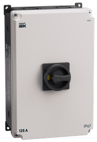 ARMAT Выключатель-разъединитель SDM 3P 125А в пластиковом боксе IP67 IEK