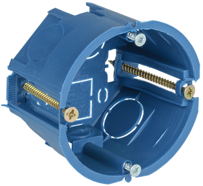 Коробка установочная СЗ для полых стен D=68х45мм (пластиковые лапки) IEK