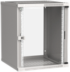 ITK Шкаф LINEA WE 15U 600x600мм дверь стекло серый0