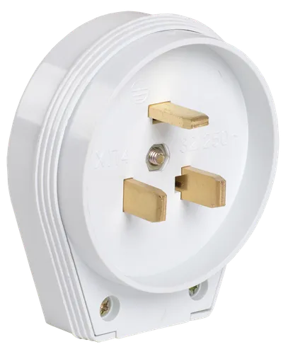 VPpl10-01-ST Plug dismountable for kitchen range with grounding contact 32A white IEK