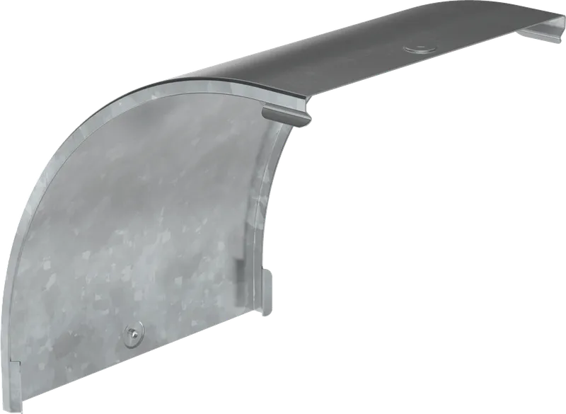 Крышка поворота плавного 90град вертикального внешнего (тип В20) ESCA 100мм HDZ IEK