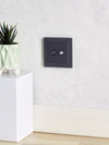 BRITE Рамка 1-местная IP44 РУ-1-БрГ-44 графит IEK6