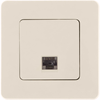INSPIRIA Розетка компьютерная RJ45 категория 5Е UTP слоновая кость1
