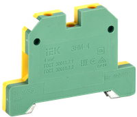 Зажим наборный ЗНИ-4PEN 4мм2 (JXB-земля) IEK