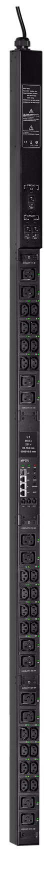 ITK CONTROL PDU с общим мониторингом и управлением PV1513 3Ф 32А 24С13 12С19 кабель 3м IEC603090