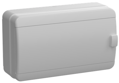 TEKFOR Корпус пластиковый КМПн-12 IP65 серая непрозрачная дверь IEK