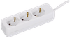 UMA Extension cord U03 3 places 2P+PE 5m 3x1mm2 10A white IEK0