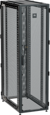 ITK by ZPAS Шкаф серверный 19" 42U 600х1200мм одностворчатые перфорированные двери черный РФ0