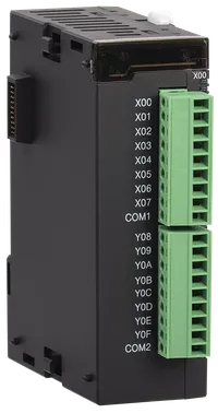 ПЛК S. Модуль расширения дискретными входами/выходами серии ONI. 8 дискретных входов/8 дискретных выходов (реле макс.ток 2A). Напряжение питания 24 В DC