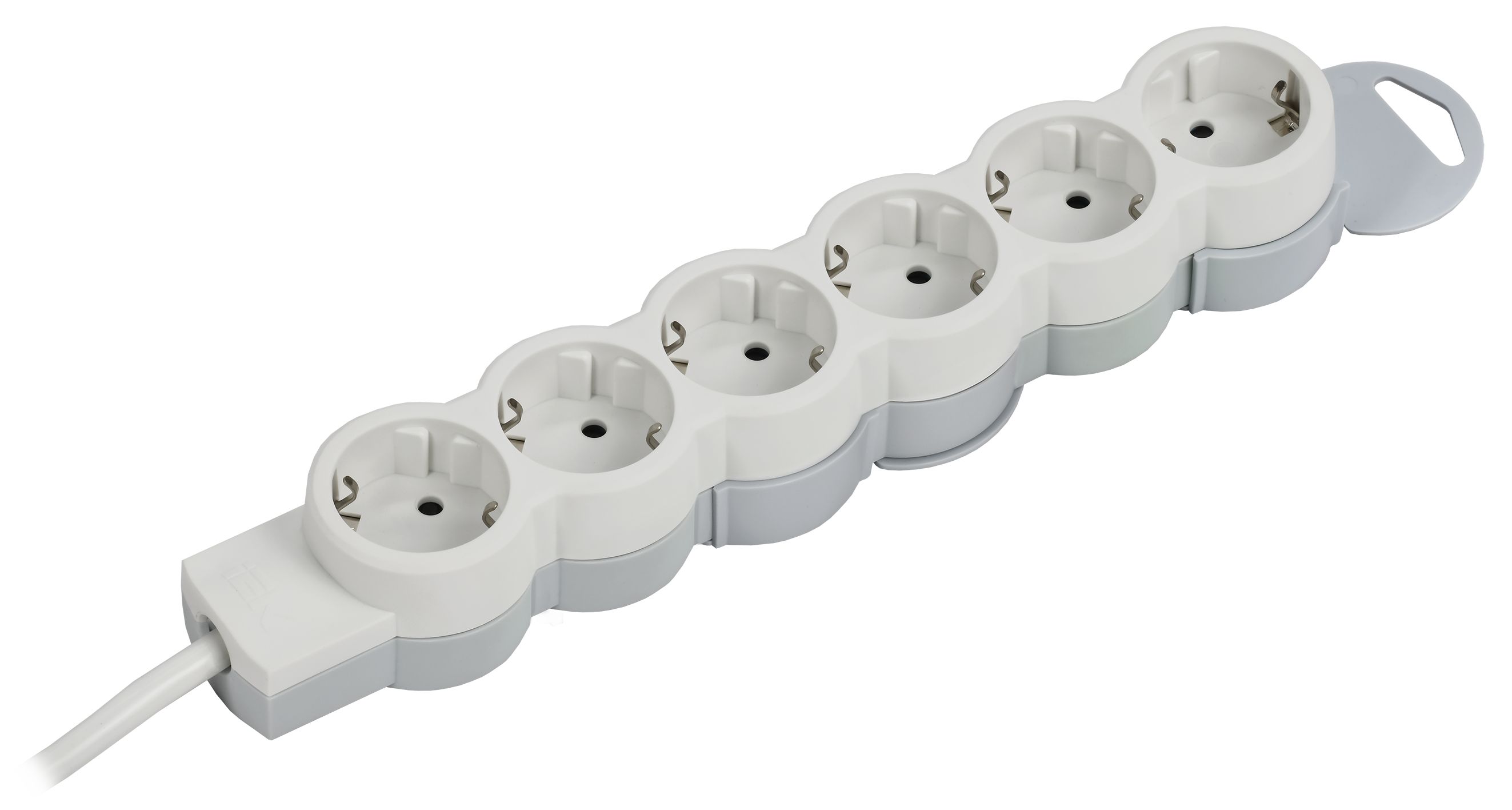 STANDARD Удлинитель У06 6 мест 2P+PE 3м 3х1,5мм2 16А белый IEK