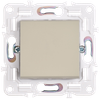 SKANDY Выключатель 1-клавишный кнопочный 10А SK-V14B бежевый IEK2