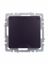 BRITE Розетка 1-местная с заземлением с защитными шторками и крышкой 16А IP44 РСбш10-3-44-БрЧ черный IEK4