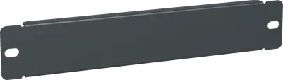 Фальш-панели или заглушки используются для закрытия свободных неиспользуемых юнитов на 10" монтажных профилях. Также использование фальш-панелей предотвращает попадание пыли на оборудование и внутрь шкафа и повышает эстетичный внешний вид передней монтажной плоскости.