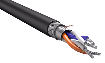 ITK Кабель интерфейсный RS-485 1х2х0,78 нг(А)-HF черный (200м)