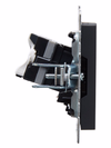 BRITE Розетка компьютерная RJ45 кат.5E РК10-БрГ графит IEK3