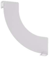 Перегородка разделительная 80мм поворота вертикального внутреннего 90град RAL 9016 IEK