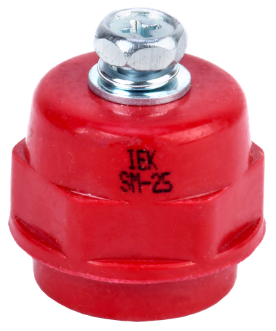 Изолятор SM25 (М6) силовой с болтом IEK