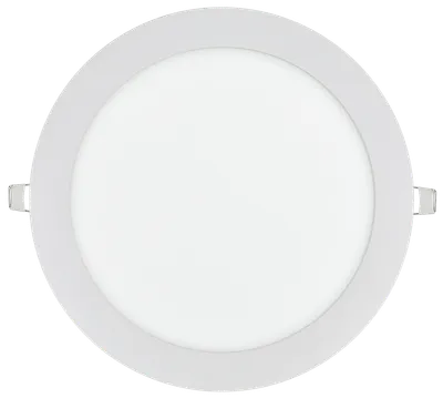 LED downlight DVO 1608 white circle LED 18W 6500 IP20 IEK