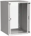 ITK Шкаф настенный LINEA WE 18U 600х650мм дверь стекло серый0