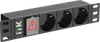 ITK PDU 3 розетки немецкий стандарт с LED выключателем 1U вход С14 без кабеля 10"0