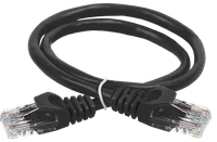 ITK Коммутационный шнур (патч-корд) кат.5E UTP LSZH 0,5м чёрный