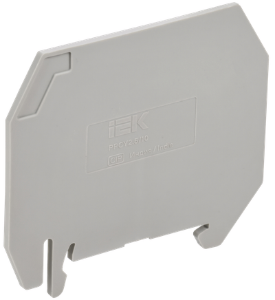 ARMAFIX Разделитель PPCY2.5/10 для колодок клеммных CY2.5-CY10 серый IEK