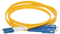 ITK Оптический коммутационный переходной шнур (патч-корд), SM, 9/125 (OS2), LC/UPC-SC/UPC, (Duplex), 15м