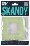 SKANDY Рамка 1-местная SK-F01M мятный IEK1