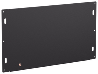 Стенка задняя 600мм для шкафа 6U черная GENERICA