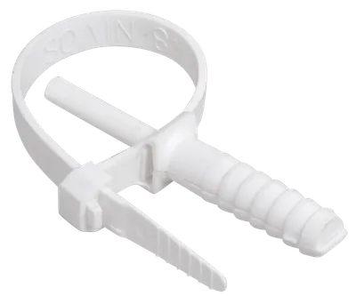 The dowel clamp is designed for quick and convenient installation of wiring along walls. The product provides ease and speed of installation, allowing you to get rid of classic dowels and screws during cable laying.