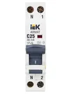 ARMAT Автоматический выключатель дифференциального тока B06S 1P+NP C25 30мА тип A (18мм) IEK1